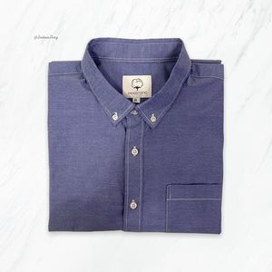 Mocotono- Light Blue Short Sleeved Button Down Shirt Size XL